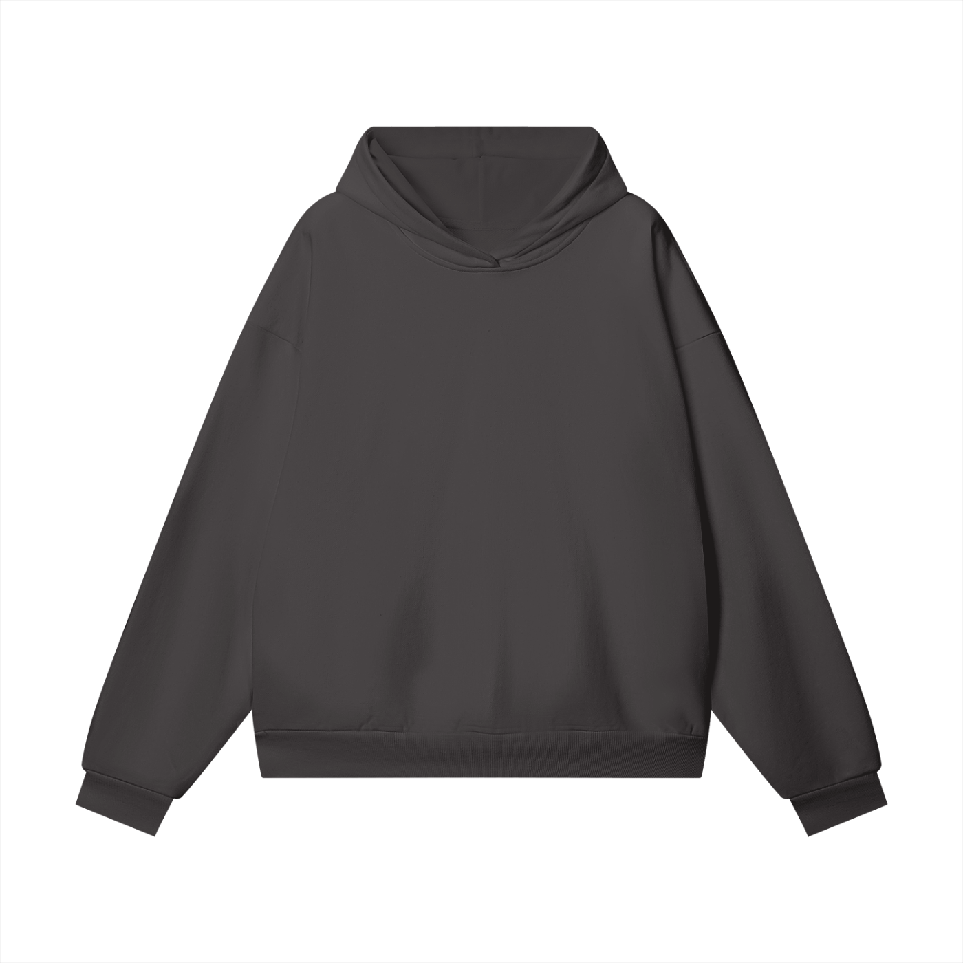 Heavy overweight Plain Mountain Ski Hoodie