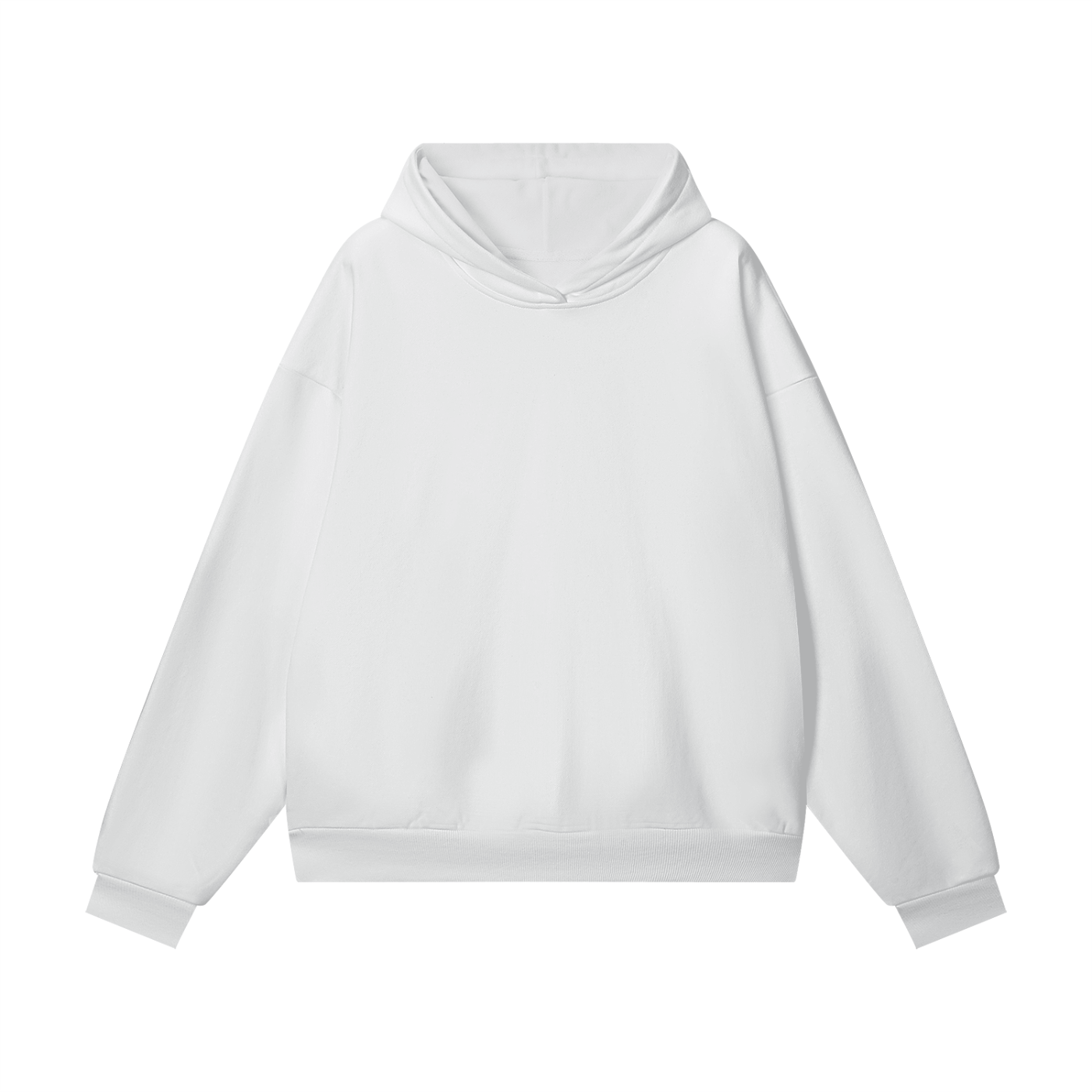 Heavy overweight Plain Mountain Ski Hoodie