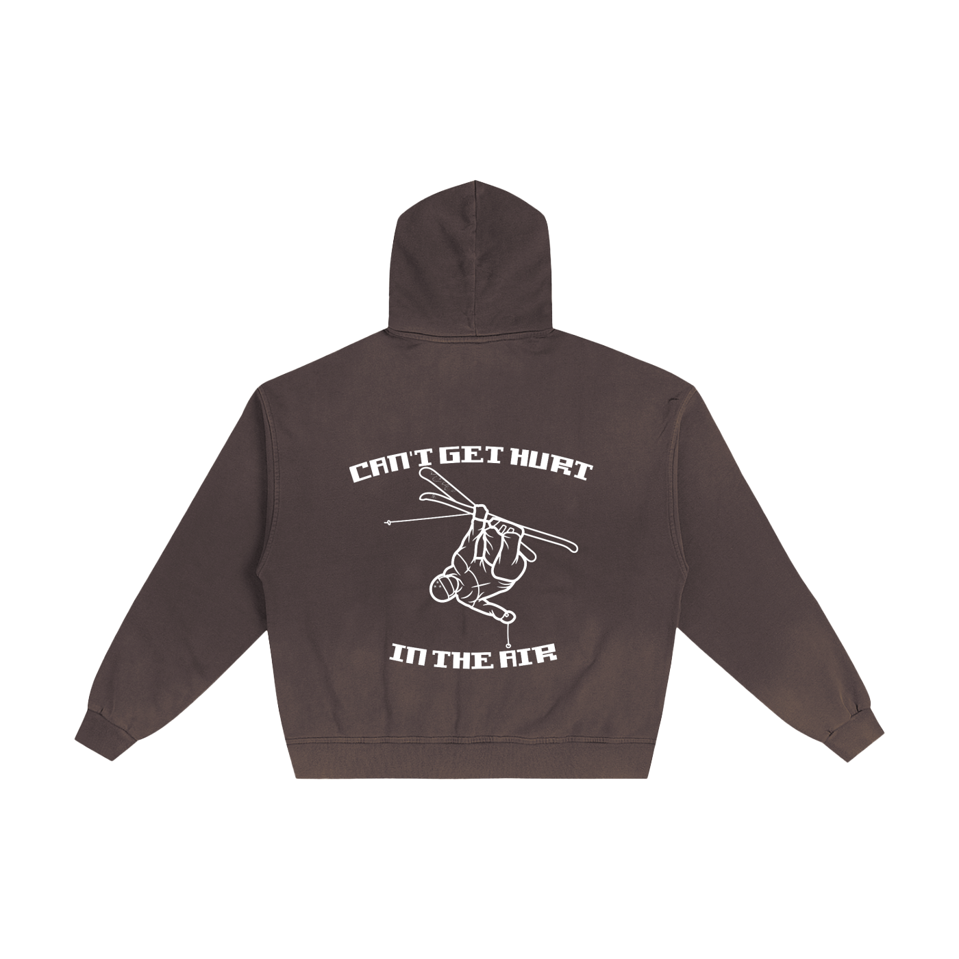 Hand-Frayed Sunfade Zip Hoodie